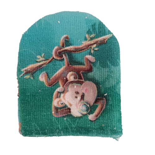 Mini-gants de toilette singe Stillistic cadeau de naissance - 5