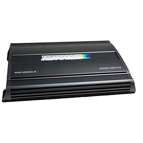 Autotek MM2520.2 Mean Machine 2500W 2 Channel Bridgeable Amplifier Car Audio Amp
