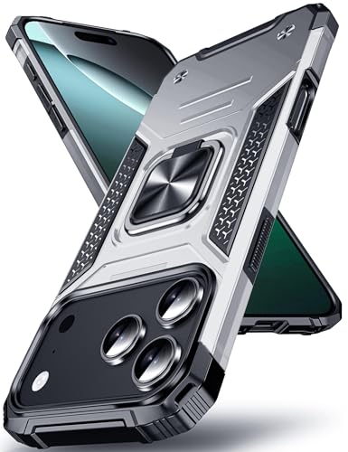 Coque antichoc iPhone 17 Pro Max avec anneau support magnétique 360