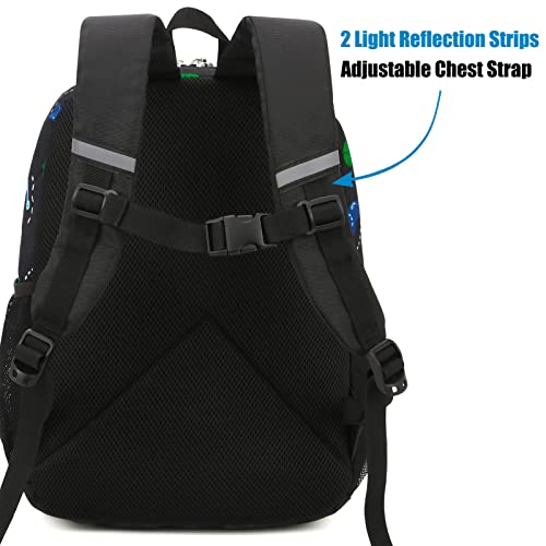 Jinberyl Toddler Backpack For Boys, 12 Inch Kids Dinosaur Backpack For Preschool Or Kindergarten, Black #TOP3