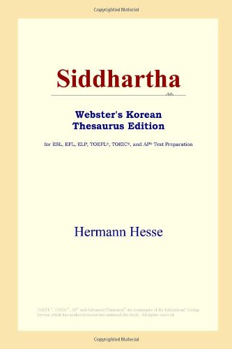 Siddhartha (Webster's Korean Thesaurus Edition)