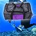DYNWAVE Scuba Diving Mesh Duffle Bag Handbag Carry Bag Storage Travel Mesh Bag Snorkeling Equipment Duffle for Rafting Beach Sailing, Purple