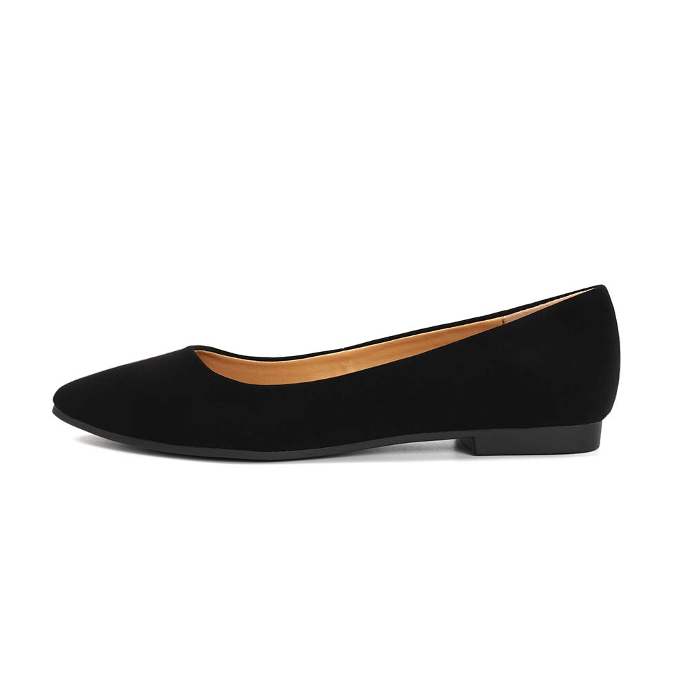 FUNKYMONKEY Zapatos planos clásicos de ballet para mujer, informales, cómodos, sin cordones