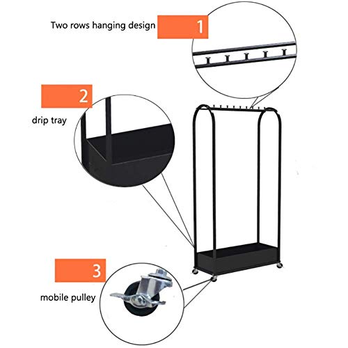 Support de parapluies mobile pour garder votre couloir propre les jours de pluie - 7