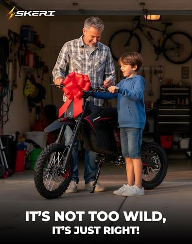 Skeri Electric Dirt Bike for Adults & Teens, 14