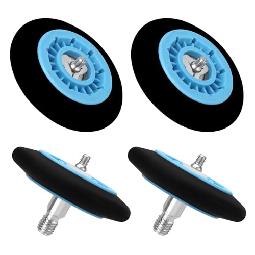 ( ) DC97-16782A Dryer Drum Roller with Update Bearings by Beaquicy - DC97-16782E Replacement for Samsung Dryer-Replaces DC97-07523A PS4221885 AP5325135 - Pack of 4