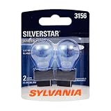 SYLVANIA 3156 SilverStar High Performance Miniature Bulb, (Contains 2 Bulbs)