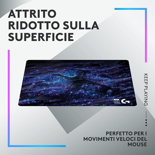 G502 X PLUS LIGHTSPEED + G640 SE COMBO - Mouse Gaming RGB wireless e tappetino per gaming in tessuto di grandi dimensioni (460 x 400 x 3 mm) - Nero - Mouse gaming - Immagine 7