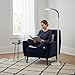 Lavish Home Floor Lamp - Full Spectrum Natural Sunlight Lamp with Bendable Neck - Reading, Craft, Studying, and Esthetician Light (Beige)