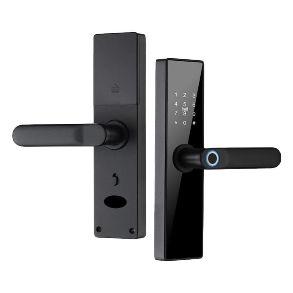 Serrure de porte électronique intelligente Tuya Wifi avec empreinte biométrique - 8