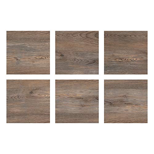 Floorpops Fp3323 Knotting Hill Peel & Stick Floor Tiles, Brown #TOP4