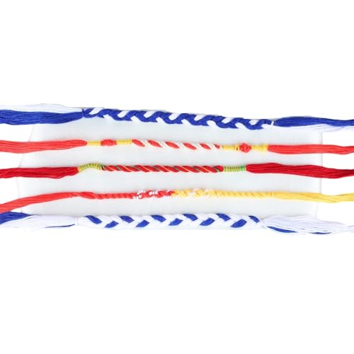Image of Traditional Handmade Rakhi For Brothers | Designer Pearl, & Beaded Wrist Bands For Bhai| Thread Rakhi For Siblings | Elegant Handcrafted Bracelet For Raksha Bandhan