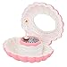 Produktbild A-Generic Bunte leichte Spieluhr Spin Dance Ballett Prinzessin Mädchen Spieluhr Mädchen Muschel Schmuckschatulle Kinder Geburtstagsgeschenke für Kinder senden (Farbe: Milchweiß)-Leuchtend rosa