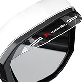 Decoración para el coche: Estas viseras de lluvia con espejo no solo son prácticas y cómodas, sino también pequeñas y portátiles. Añaden un toque exquisito y compacto a tu coche, dándole un aspecto sencillo y elegante