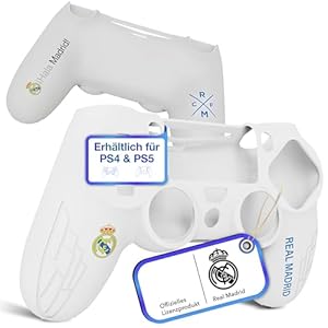 Fantroller Real Madrid PS4/PS5 Controller Skin Weiß