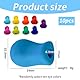 Uzndq 10 Stück Stiftehalter Kinder,Stifthalter Kinder Hilfe,Kinder Stift Schreibhilfe,Stifthalter Silikon Stiftehalter,Stifthaltung Ergonomische Stifte Kinder Für Linkshänder Oder Rechtshänder