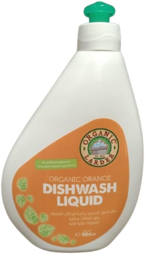 Organic Orange Dish Wash Liquid, 500ml