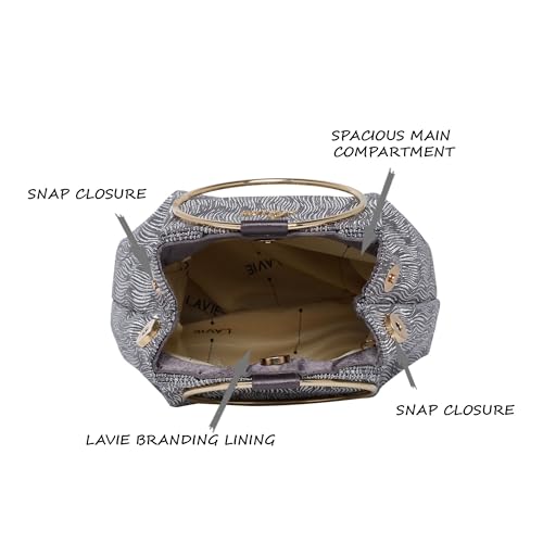 Image of Lavie Women's Alya Structured Potli | Ladies Purse Handbag | Structured