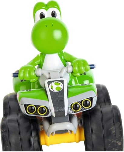 Carrera - 370200997X RC Mario Kart Yoshi Quad in 1:20 I Ferngesteuertes Quad Einzigartige Mario Lizenz I Langanhaltender Fahrspaß Dank… – Ansicht 3