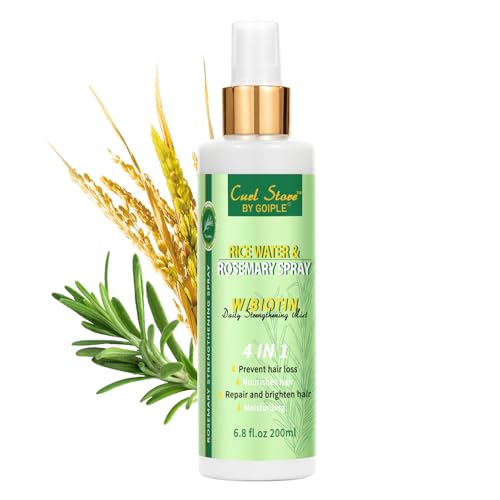 Spray de agua de arroz con romero para cabello 6.8 fl oz miniatura 1