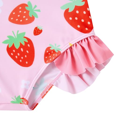 Image of Funnycokid Girls Swimsuit 3 Pieces Long Sleeve Rash Guard Set Tankini Bathing Suits Summer Kids Swimwear 3-10 Years