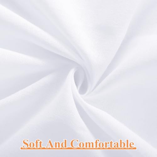 Image of Leinuosen 100 Pack Handkerchiefs Bulk Men's Handkerchiefs Cotton Classic Hankies Pocket Square Towel for Wedding Party
