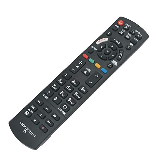 AULCMEET N2QAYB001111 Replce Remote Control Compatible for Panasonic TX-49EX603E TX-49EX633E TX-55EX633E TX-65EX600B TX-40EX603E TX-49EX603E TX-55EX603E TX-65EX603E TX-40EX600B Tx-55ex600b TX-EX600 - Image 2