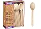 DON PALILLO - Set mit 100 Einweg-Löffeln aus Holz, 16 cm, 100% natürlich, umweltfreundlich, biologisch abbaubar