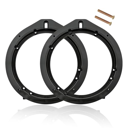 KoiLuvGo 2PCS Car Speaker Adapter Replacement Mounting Speaker Bracket Spokesman 6.5 Inches Stereo Narrator Gasket Compatible with Honda Fit/Accord/Spritzer/Civic/Frontier/CRV/Colorado