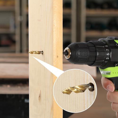 YOUGFIN Stepped Point Drill Bit Set