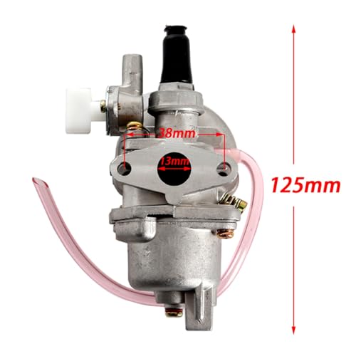 Carburador de 47cc y 49cc con kit de válvula de lengüeta para mini moto de cross 2