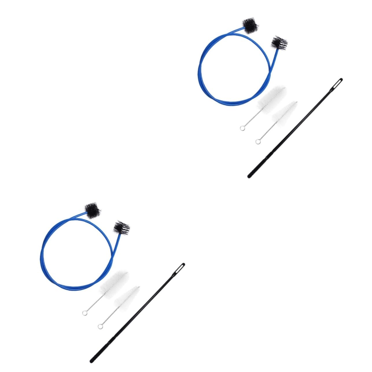 8piezas De Limpieza Para y Cornet Cepillos y Varilla De Limpieza Cepillo De Boquilla Completo De Instrumentos De