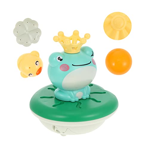 ibasenice 1 Juego Rana Bath Toys Juguetes de Ducha de Verano Juguetes eléctricos Juguete de la Ducha del bebé Juguetes de Dibujos Animados Juguetes de Agua el plastico
