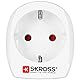 SKROSS | 1.500205 | Reiseadapter von der EU in die Schweiz – Spannung und Leistung: 100 V – 1000 W / 250 V – 2500 W – Anti-Elektroschock-Schutz