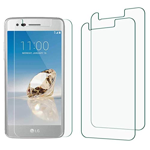 Tonvizern [2 Pack] for LG Aristo/LG LV3/MS210/LG K8 2017 Screen Protector,Anti-Scratch 6H Premium 0.2mm Bubble Free HD PET Screen Protector Film For LG Aristo【Not glass】