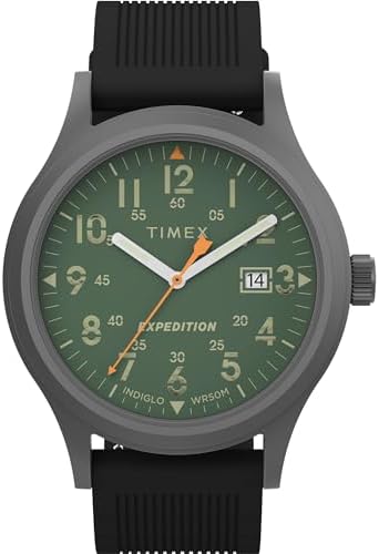 Timex UFC Combat - Orologio Uomo Tattico 53 Mm Analogico Digitale, Nero/Nero/Oro, Cronografo 1/100s, Retroilluminazione Indiglo