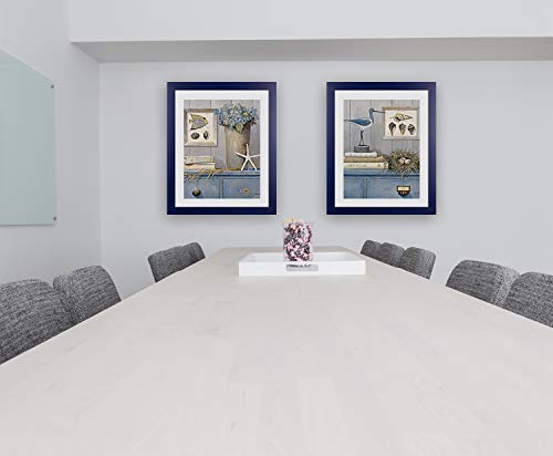 Cadre photo Deluxe Orion 96x32 cm bleu foncé avec verre synthétique - 5