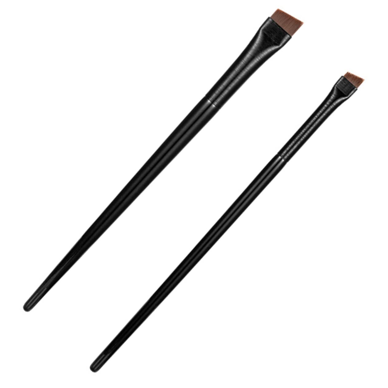 LIFKOME 3sets Travel Makeup Brushes Eyebrow Powder Brush Kit Angled Precision Eyeliner Ultra Thin Eyeliner