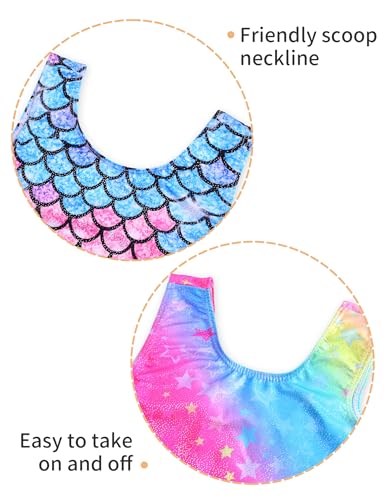 Image of 2 Pack Leotard for Girls Gymnastics Sparkly Sleeveless Unitards
