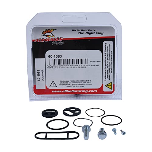Image of All Balls Racing 60-1063 Fuel Tap Repair Kit Compatible With /Replacement For Kawasaki KLX 125 2003-2006, KLX 125 L 2003-2006