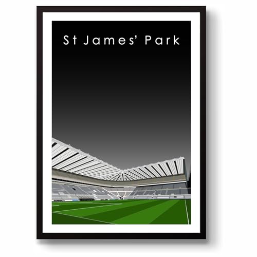 Image of GroundDesigns NEWCASTLE UNITED St James' Park Stadium Wall Art