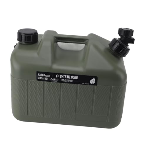 Conteneur d'eau de camping 10L à grand débit et robinet anti-fuite