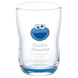 「 セサミストリート 」 クッキーモンスター グラス ガラス タンブラー なかよしグラス 約185ml カラーフェイス 日本製 535126
