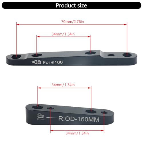 Road Bike Disc Brake Adapter Flat Mount Set Bike Disc Brake Rotor Adapter Road Cycling Brake Accessory3