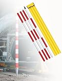 Generisch Aluminium-Vermessungsrover-Stange, teleskopischer Messstab mit visueller Positionierung, 5 Meter (400 cm) für präzise Messungen