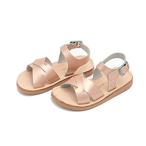 Freshly Picked Saybrook Toddler/Little Girl Sandal, Rose Gold Size 5 #TOP25