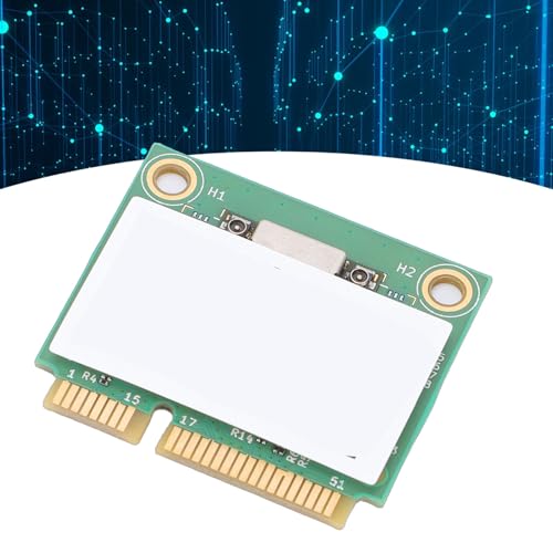 Yunseity Tarjeta de Red Inalámbrica WiFi 6 Bluetooth 5.3 5400Mbps, Interface MINI PCIe con antenas Duales para Laptops con Windows 10 y 11 miniatura 4