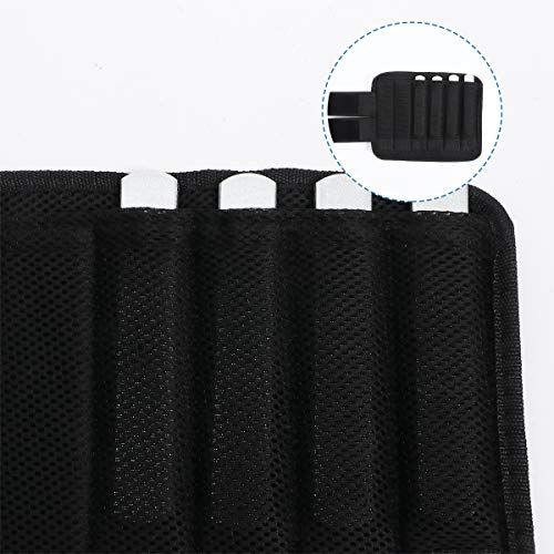 Abaodam 2 peças ajustáveis para levantamento de peso elástico macio pressurizado protetor de tornoze