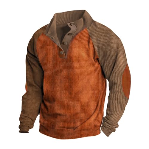 Camisa casual de pana para hombre Alalaso miniatura 1