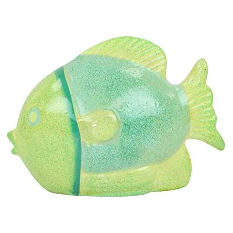 Rammento Home Decor gelb blau grün tropische Fische Statue Ornament für Lounge Badezimmer Cover